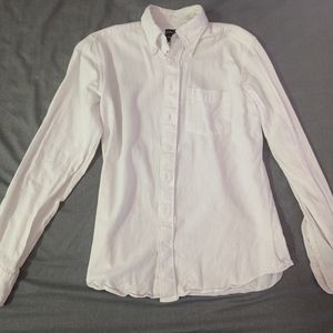 Spier & Mackay 15/35 slim fit, white chambray oxford button down 100% cotton